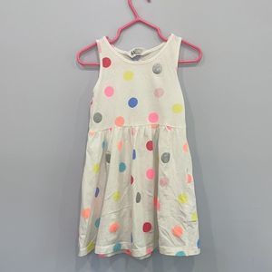 H&M Sleeveless Polka Dot Summer Dress 2-4Y